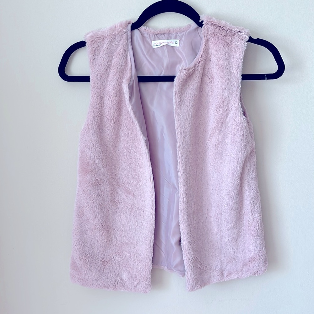 Faux fur Little girls Vest